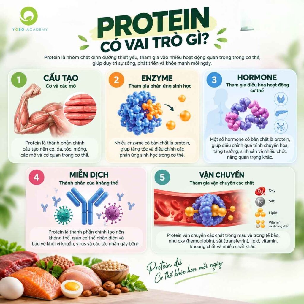 vai trò của protein